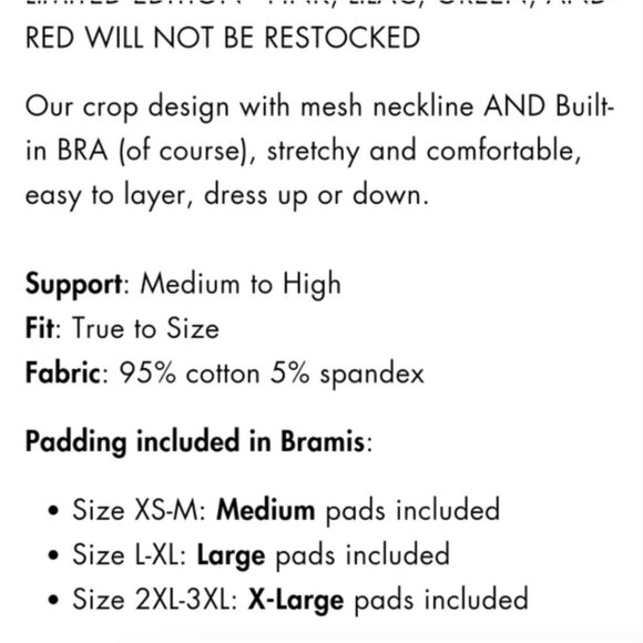 Klassy Network - Mesh Brami (Crop) - White - XS - NWOT - Picture 7 of 7